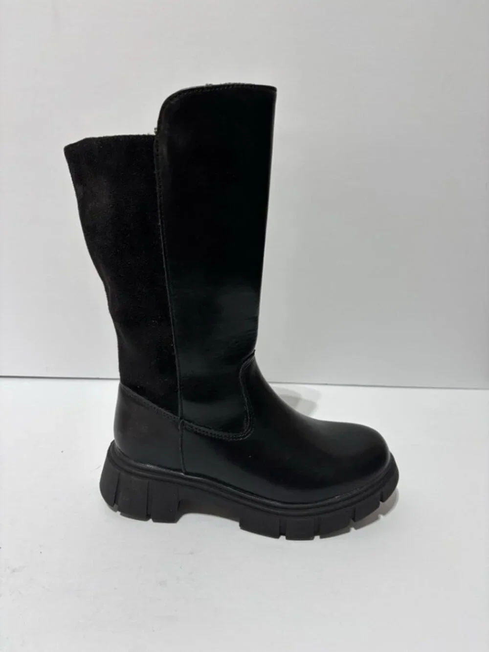 Sincerely Jules Kids’ Helen Black Zip Boots, Girls’ Size 13 M